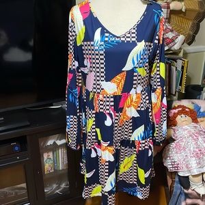 ❤️❤️❤️Kojooin Abstract Dress 2x